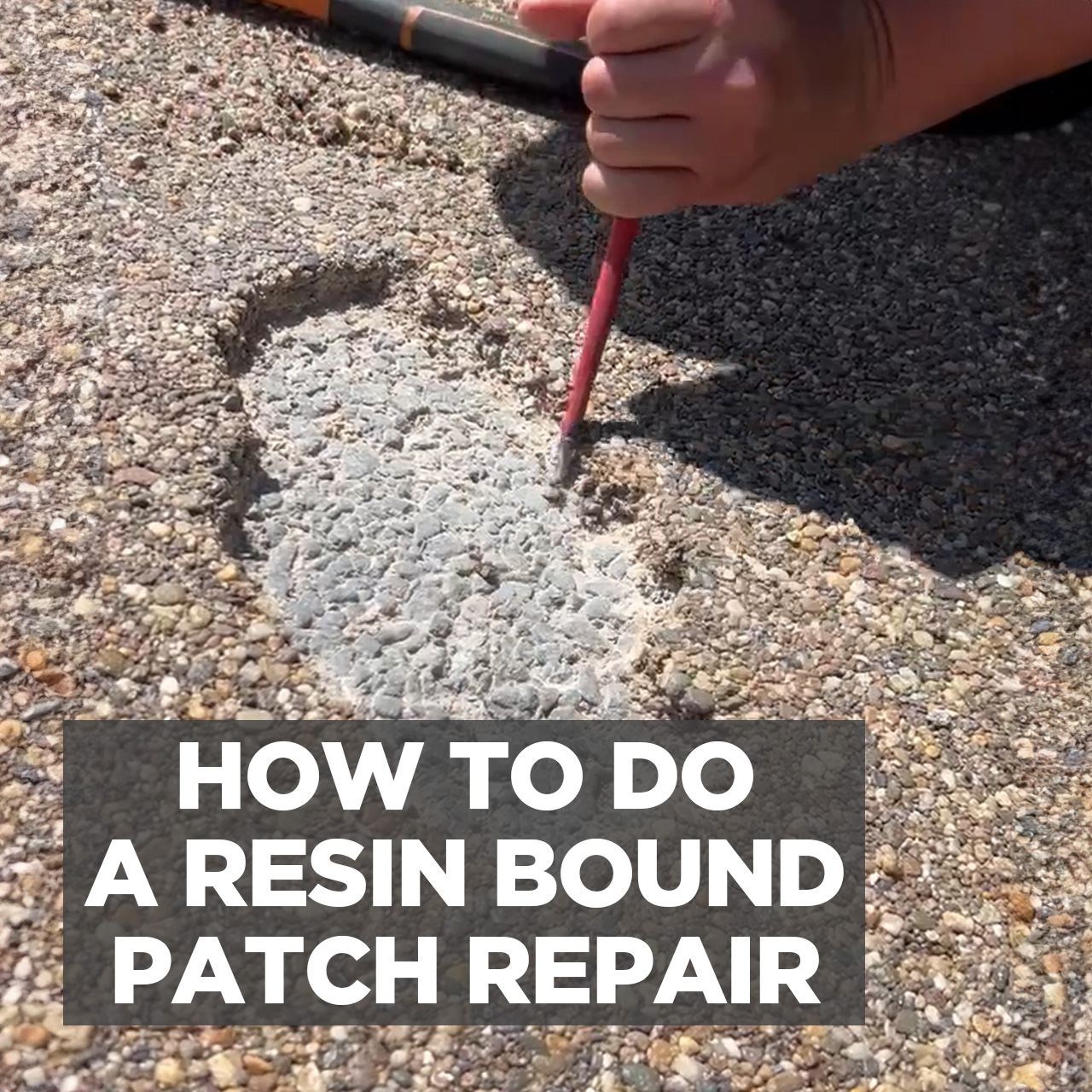 Resin Bound Patch Repair